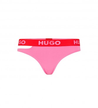 HUGO Tanga Logo Pink