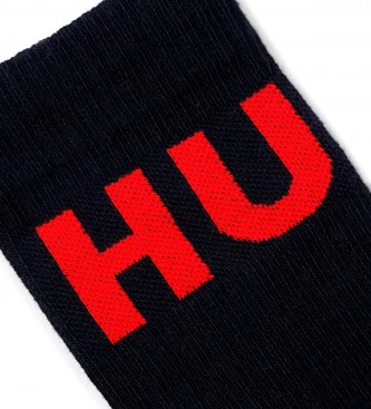 HUGO Navy cotton socks