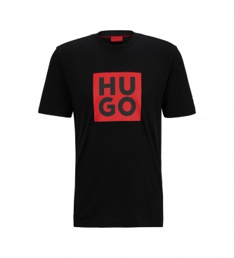 HUGO Camiseta Daltor negro