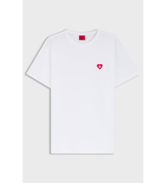 HUGO Damacia T-shirt vit