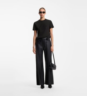 HUGO T-shirt Damacia zwart