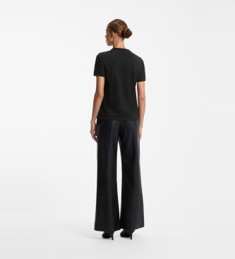 HUGO T-shirt Damacia zwart