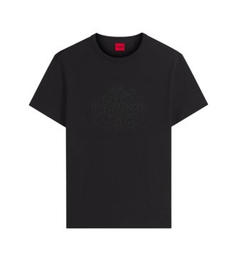 HUGO T-shirt Damacia zwart