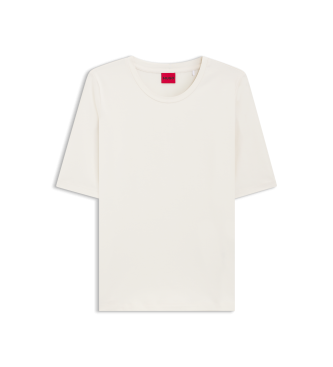 HUGO Maglietta Darnelia bianco sporco