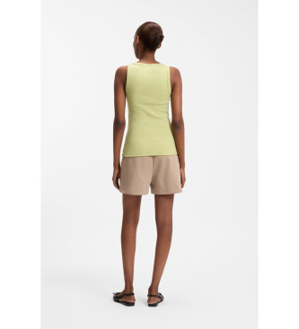 HUGO T-shirt Datamia jaune verd�tre