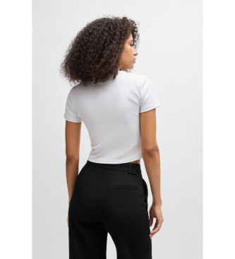 HUGO T-shirt Delanor blanc