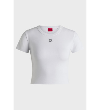 HUGO T-shirt Delanor blanc