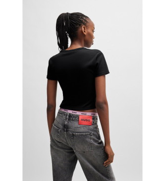 HUGO T-shirt Delanor noir