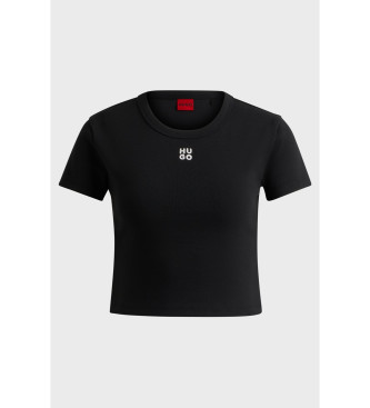 HUGO T-shirt Delanor noir