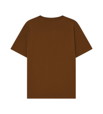 HUGO T-shirt Diboxer marron