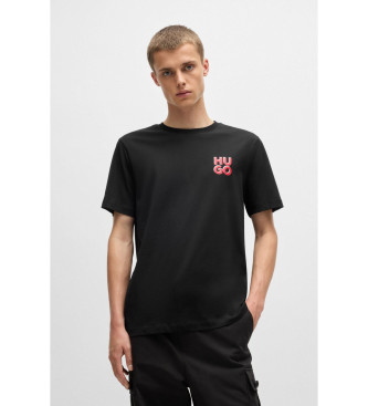 HUGO T-shirt Dimoniti preta