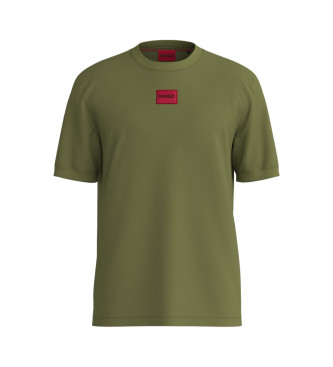 HUGO Camiseta Diragolino verde