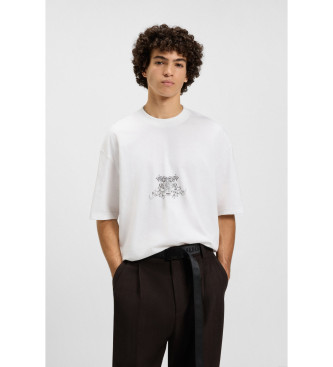 HUGO T-shirt Duarms blanc