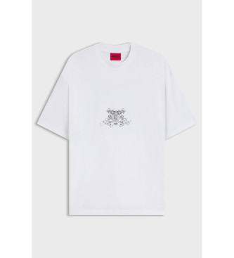 HUGO T-shirt Duarms blanc