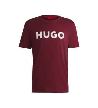 HUGO T-shirt Dulivio marron