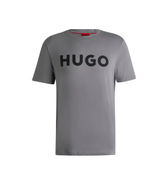 HUGO T-shirt Dulivio grau