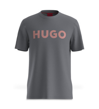 HUGO T-shirt Dulivio grijs