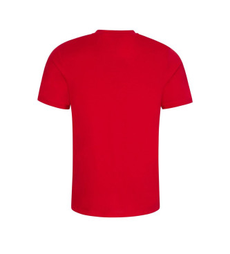 HUGO Camiseta Linked rojo