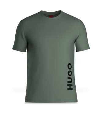 HUGO T-shirt RN descontrada verde