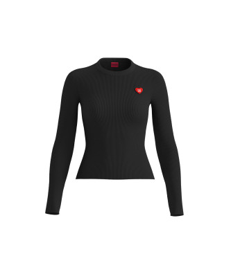 HUGO Camiseta Sarpha negro