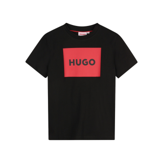 HUGO Maglietta con logo nero