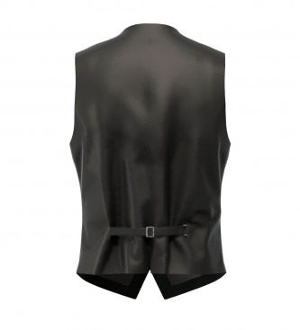 HUGO Waistcoat Vin black