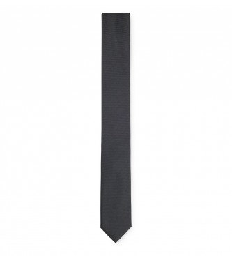 HUGO Silk tie black