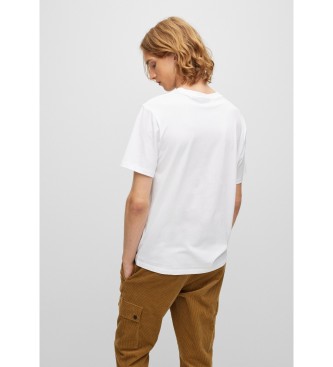 HUGO T-shirt Dero blanc