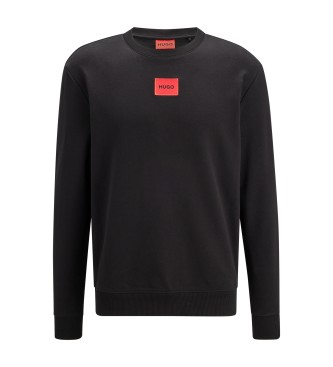 HUGO Sweatshirt Diragol zwart