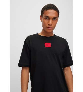 HUGO T-shirt Diragolino nera