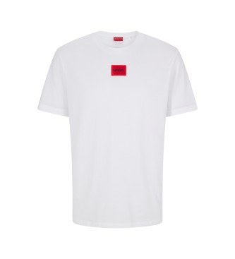 HUGO T-shirt Diragolino branca