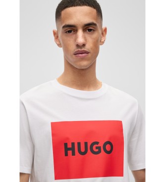 HUGO Camiseta Dulive blanco