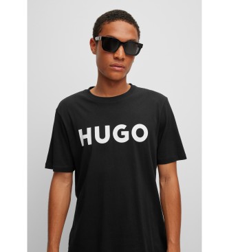 HUGO Camiseta Dulivio negro