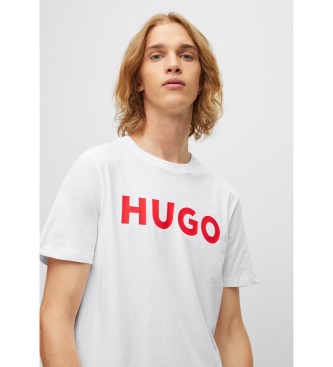 HUGO Camiseta Dulivio blanco