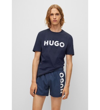 HUGO Maglietta Dulivio blu navy