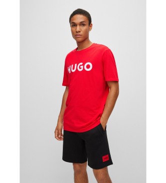 HUGO T-shirt Dulivio rouge