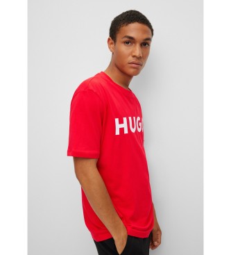 HUGO T-shirt Dulivio czerwony