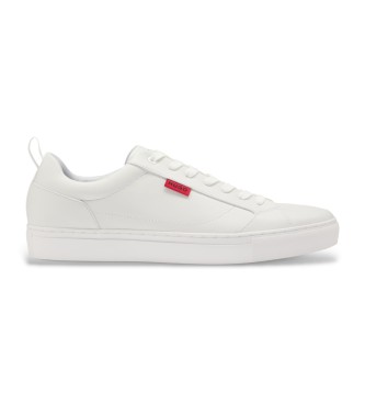 HUGO Trainers Logo Label white