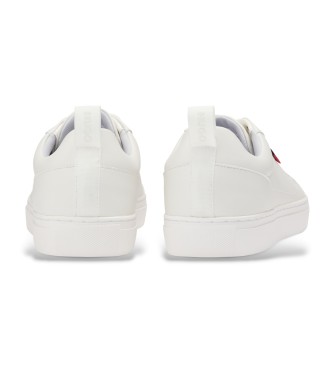 HUGO Trainers Logo Label white