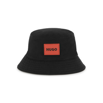 HUGO Rezerwowa czarna czapka rybacka