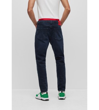 HUGO Jeans med smal passform marinbl