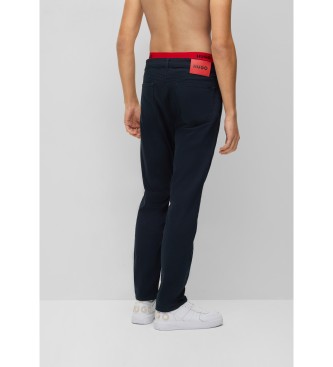 HUGO Jeans Slim Fit Comfortable Navy Elastic