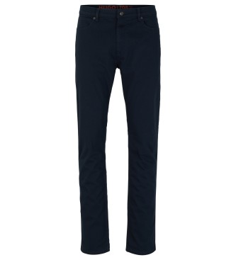 HUGO Jeans Slim Fit Comfortable Navy Elastic