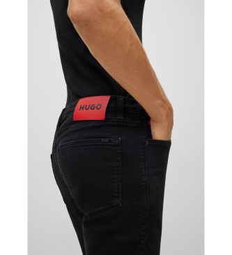 HUGO Jeans elasticizzati neri extra slim fit