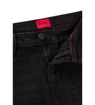 HUGO Jean extra slim en denim stretch noir profond