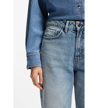 HUGO Bl� jeans med brede ben