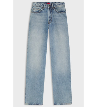 HUGO Bl� jeans med brede ben