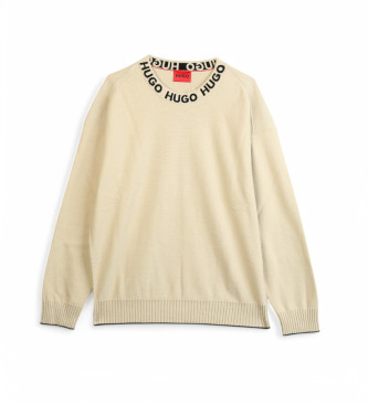 HUGO Smarlo Pullover beige