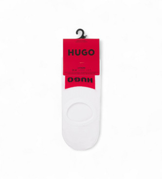 HUGO Set di 3 calzini bianchi Cot