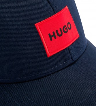 HUGO Čepica z oznako Navy Label Cap